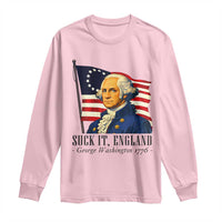 Funny George Washington 1776 Long Sleeve Shirt 4th July Suck-It England