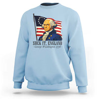 Funny George Washington 1776 Sweatshirt 4th July Suck-It England