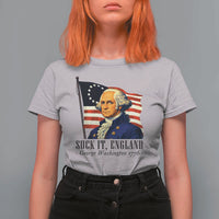 Funny George Washington 1776 T Shirt For Women 4th July Suck-It England