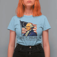 Funny George Washington 1776 T Shirt For Women 4th July Suck-It England