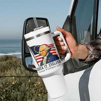 Funny George Washington 1776 Tumbler With Handle 4th July Suck-It England