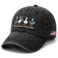 Seattle 2026 Washed Cotton Baseball Cap Just A Football Goose Win