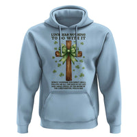 Faith Over Luck St Patrick's Day Hoodie Christian Jesus Bible Verse Psalm 23
