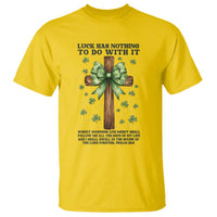 Faith Over Luck St Patrick's Day T Shirt Christian Jesus Bible Verse Psalm 23