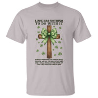 Faith Over Luck St Patrick's Day T Shirt Christian Jesus Bible Verse Psalm 23
