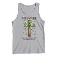 Faith Over Luck St Patrick's Day Tank Top Christian Jesus Bible Verse Psalm 23