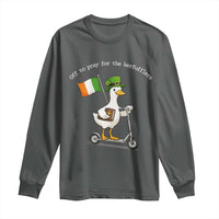 Funny Goose Christian St Patrick's Day Long Sleeve Shirt Off To Pray For The Kerfufflers