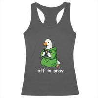 Christian Goose St Patrick's Day Racerback Tank Top Off To Pray