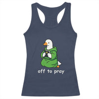 Christian Goose St Patrick's Day Racerback Tank Top Off To Pray