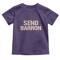 Send Barron Toddler T Shirt Viral Hashtag Political Protest