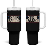 Send Barron Tumbler With Handle Viral Hashtag Political Protest