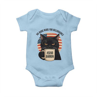 Send Barron Meme Baby Onesie Funny Cat Sarcastic Political