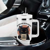 Send Barron Meme Tumbler With Handle Funny Cat Sarcastic Political