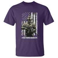 Send Barron T Shirt Sarcastic Political American Flag Camo Soldier