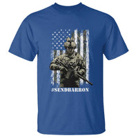 Send Barron T Shirt Sarcastic Political American Flag Camo Soldier