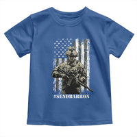 Send Barron Toddler T Shirt Sarcastic Political American Flag Camo Soldier