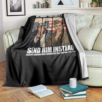 Send Barron Throw Blanket We Want You For US Army
