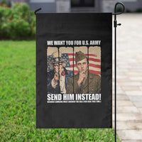 Send Barron Garden Flag We Want You For US Army