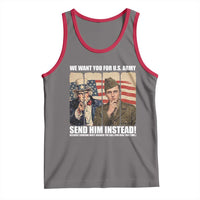 Send Barron Tank Top We Want You For US Army