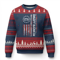 Draft Barron Ugly Christmas Sweater Anti War Send Barron Viral Internet Meme