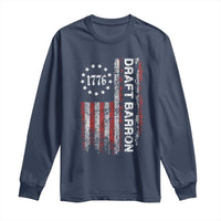 Draft Barron Long Sleeve Shirt Anti War Send Barron Viral Internet Meme