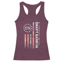 Draft Barron Racerback Tank Top Anti War Send Barron Viral Internet Meme