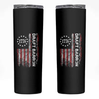Draft Barron Skinny Tumbler Anti War Send Barron Viral Internet Meme