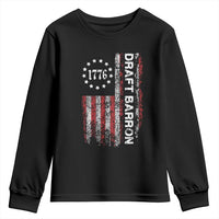 Draft Barron Youth Sweatshirt Anti War Send Barron Viral Internet Meme