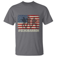 Send Barron T Shirt Vintage American Flag Soldier Hashtag Internet Meme