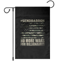 Send Barron Garden Flag Vintage American Flag Camo Soldier Hashtag Meme