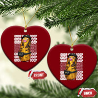 Funny Burnt Peanut Goop Ceramic Ornament Burnt Corn Meme Viral Humor