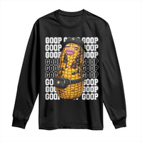 Funny Burnt Peanut Goop Long Sleeve Shirt Burnt Corn Meme Viral Humor