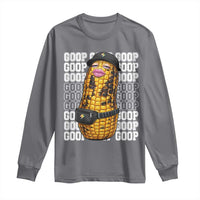 Funny Burnt Peanut Goop Long Sleeve Shirt Burnt Corn Meme Viral Humor