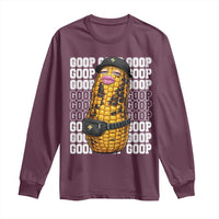 Funny Burnt Peanut Goop Long Sleeve Shirt Burnt Corn Meme Viral Humor