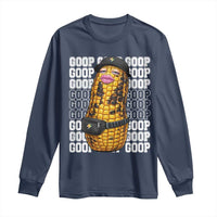 Funny Burnt Peanut Goop Long Sleeve Shirt Burnt Corn Meme Viral Humor