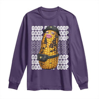 Funny Burnt Peanut Goop Long Sleeve Shirt Burnt Corn Meme Viral Humor