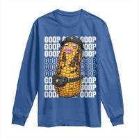 Funny Burnt Peanut Goop Long Sleeve Shirt Burnt Corn Meme Viral Humor