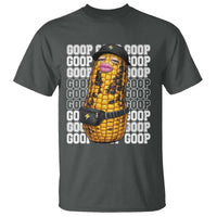 Funny Burnt Peanut Goop T Shirt Burnt Corn Meme Viral Humor