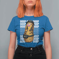 Funny Burnt Peanut Goop T Shirt For Women Burnt Corn Meme Viral Humor