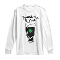 Funny St Patrick’s Day Beer Long Sleeve Shirt Found The G Spot