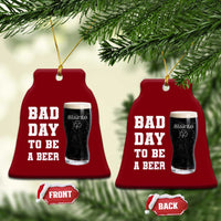 Irish Shamrock Beer Ceramic Ornament Bad Day To Be A Beer