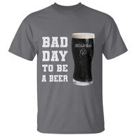 Irish Shamrock Beer T Shirt Bad Day To Be A Beer