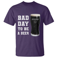 Irish Shamrock Beer T Shirt Bad Day To Be A Beer