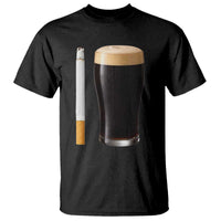 Irish Shamrock Beer Smoking Pub Drinking Humor T Shirt