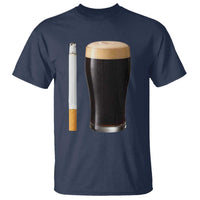 Irish Shamrock Beer Smoking Pub Drinking Humor T Shirt