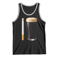 Irish Shamrock Beer Smoking Pub Drinking Humor Tank Top