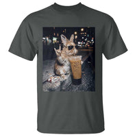 Funny Bunny Drinking Diet Coke T Shirt Vintage 90s Graphic Meme