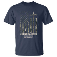 Send Barron T Shirt Vintage American Flag Camo Hashtag Protest Meme
