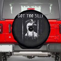 Got Too Silly Goose Meme Spare Tire Cover Funny Cowboy Goose Jailbird Prison