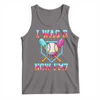 I Was 6 Now I'm 7 Tank Top Baseball Ice Cream Drip Number 67 Player 67th Birthday